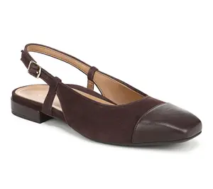 Vionic Slingback Leather Flats - Petaluma