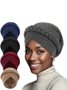 Women's Handwoven Hair Scarf Head Wrap, African Style Daily Hair Care Hat, Fashion Comfortable Design, Perfect for All Seasons