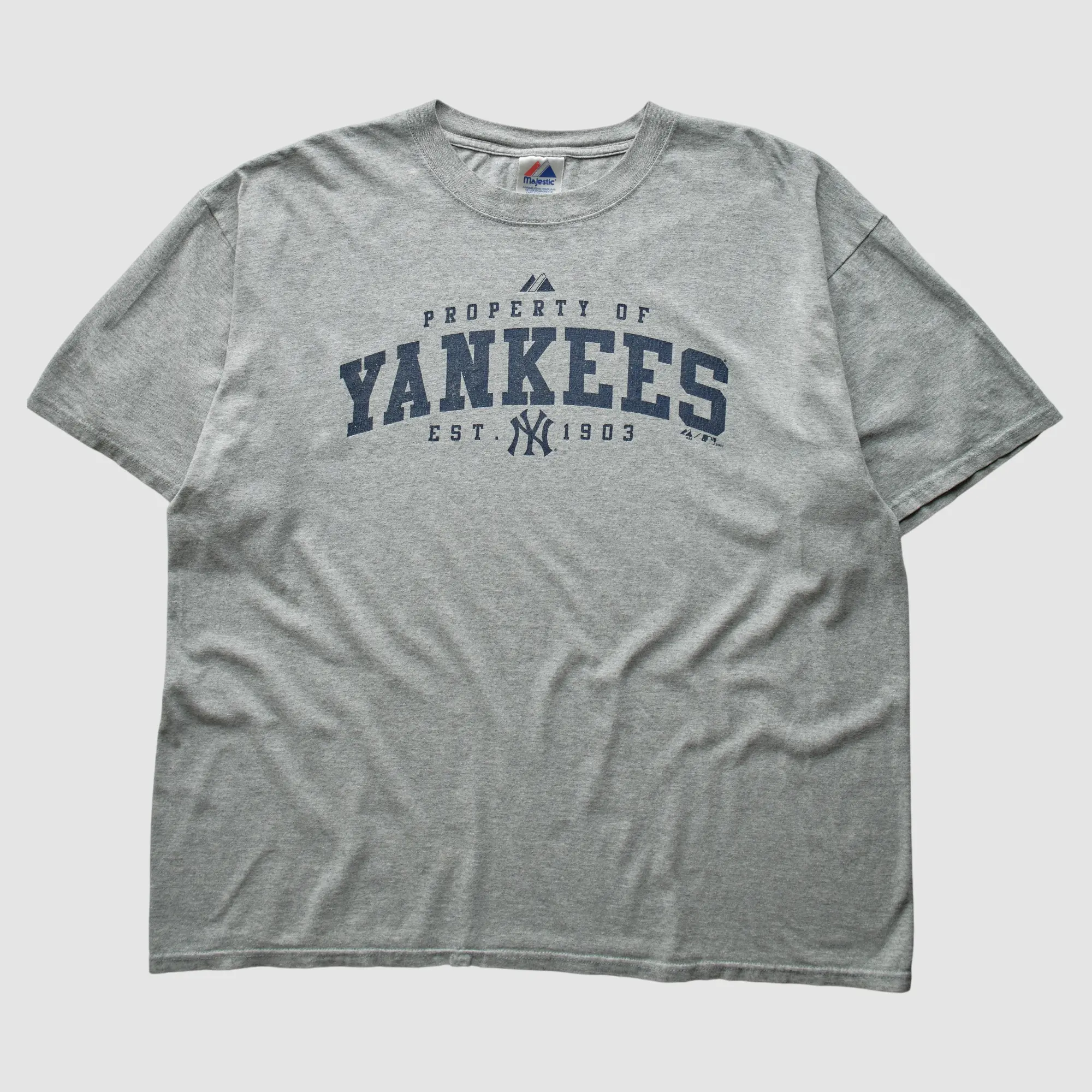 New York Yankees Majestic 2007 T-Shirt - Gray - XL