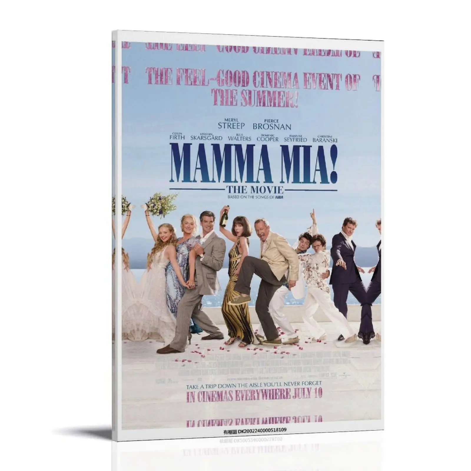 Mamma-Mia! Soundtrack Canvas Wall Art Poster, High-Res Vintage Music Album Cover Print, Home Decor Gift for Band & Artist Fans