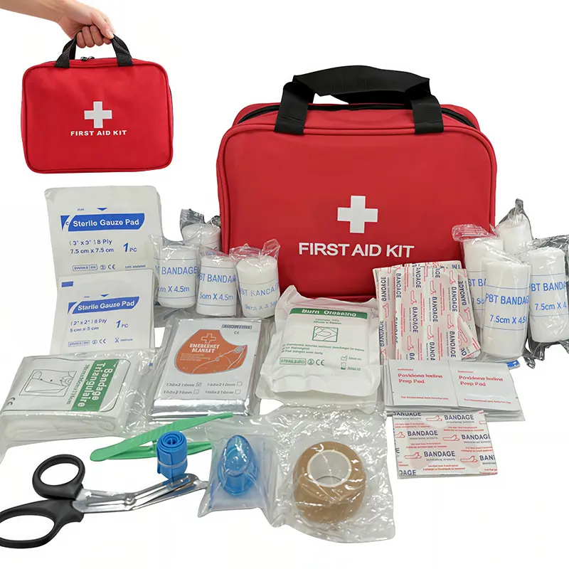 330-Piece Portable Emergency Kit – Compact First Aid Kit for Hiking, Camping, Boating & Travel, with Waterproof Storage & Essential Medical Supplies