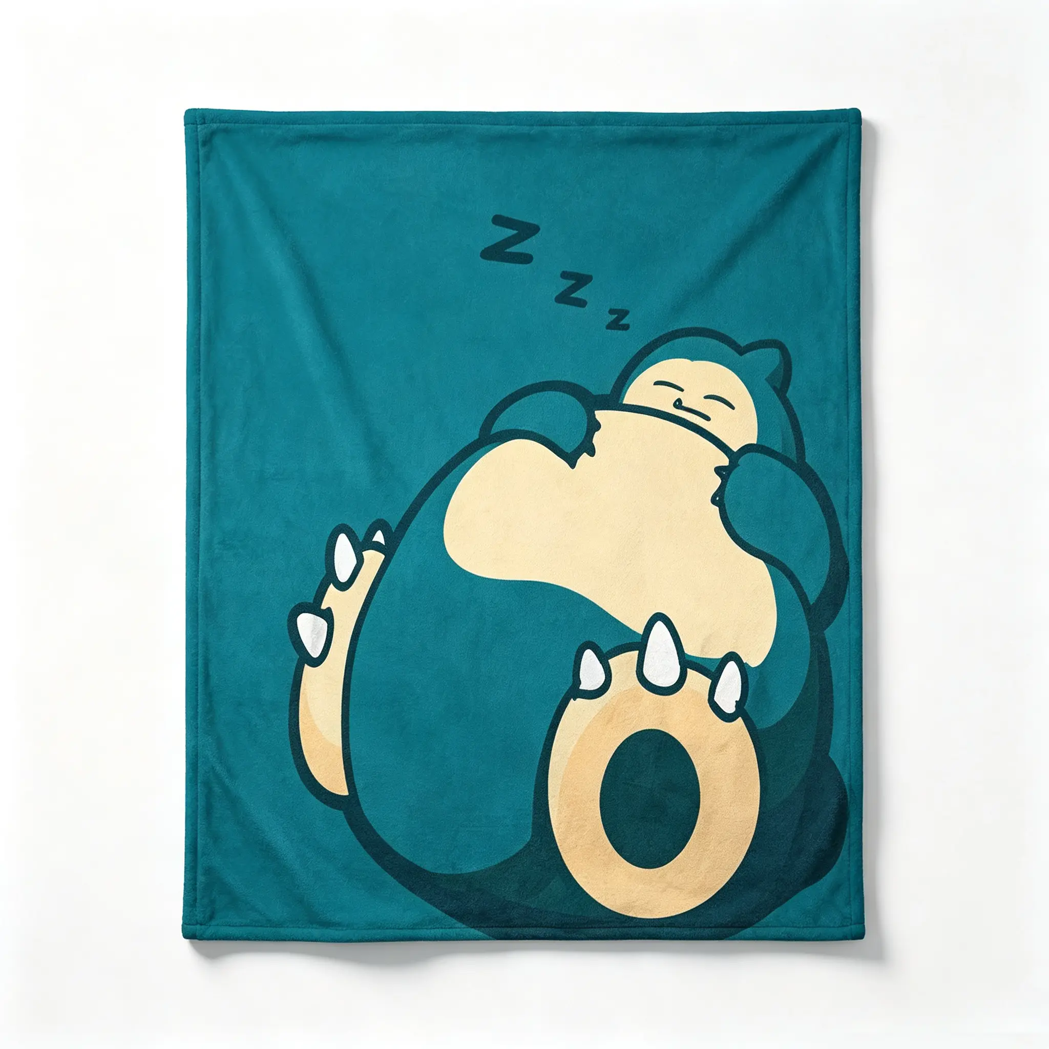 Snorlax Cartoon Blanket Ultra Air-conditioning quilt, soft and thin style Flannel Blanket Birthday/Holiday Gift Lightweight Flannel Home Furnishings Bedding Blanket Super Soft Lightweight Cozy Yoga Blanket, 4 Sizes, for Bedroom Living Room Travel
