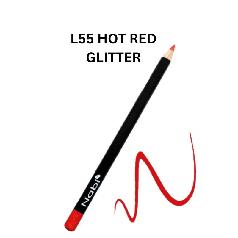 NABI LipLiner and  Eyeliner Pencil L30-L55- 25colors Long Lasting,High Pigment,Smudge-Proof. Perfect for All-Day Wear, Easy to Apply- Matte/1PC