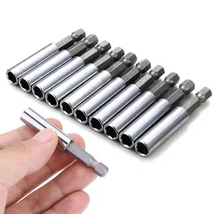 Extension Hexagon Socket Adapter, Magnetic Impact Drill Bit Adapter, Power Tool Accessories for Electric Drill, Impact Drill, Hand Drill, Hex Shank Drill