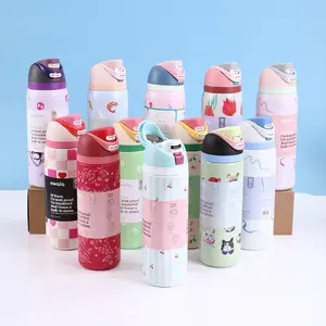 Brand New Owala Spring Floral Water Bottle, 32oz FreeSip Style Tumbler, Cute Floral Collection Insulated Bottle, Leakproof Straw Travel Cup, Reusable Stainless Steel Water Bottle, Gift for Her Inspired by Owala FreeSip 32 oz Water Bottle