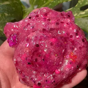 Custom Colored Crunch Fishbowl Slime, Squishy Sensory Play Toy, Stress Relief Tools, Sensory Stress Reliever