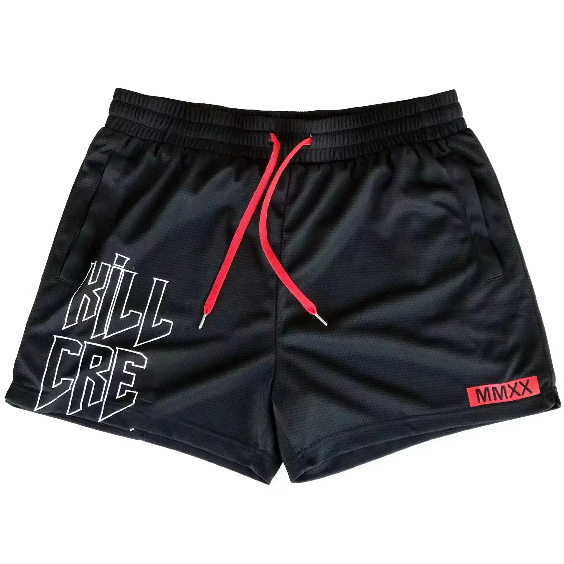 Kill Cr-e-w Men's Shorts, Breathable Active Mesh Quick-Dry Athletic Gym Shorts for Boxing Leg Training & Long Run Workouts