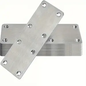 Stainless Steel Patch Plates, Flat Angle Brackets, Straight Brackets, Sturdy Bracket, Multi-Functional DIY Repair and Connection Solutions