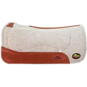 OrthoRide™ All Purpose Cream Wool with Fleece Bottom Saddle Pad Active
