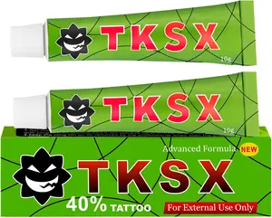 TKSX Tattoo External Cream, 10g x 3 Pack ，Waxing, Microneedling | Fast Pain Relief | Lecithin Enhanced | External Use Only