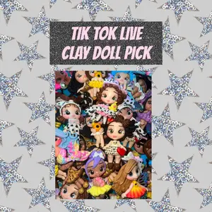 Clay Doll Live Pick (3 to 4 Inch)