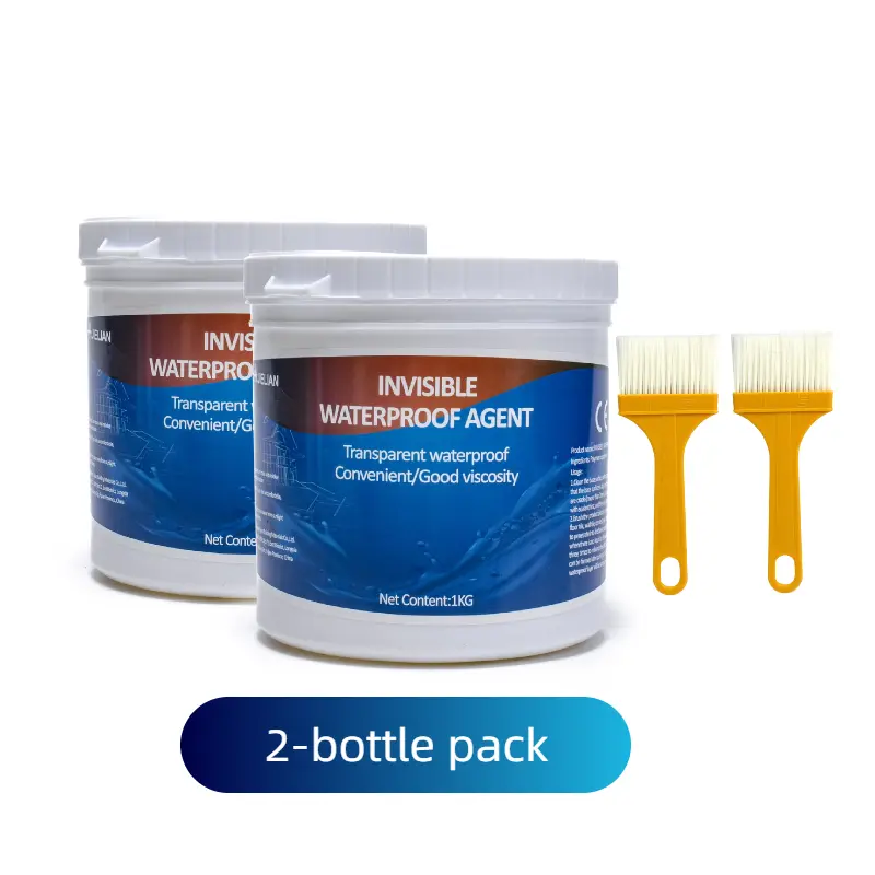 Multi-Use Construction Adhesive & Durable Waterproof Sealant - 2kg Total (2 x 1kg Tubs), Anti-Leak Waterproofing Solution for Roof, Bathroom Seals, Leak Repair Waterproofers, Sealant Waterproofers