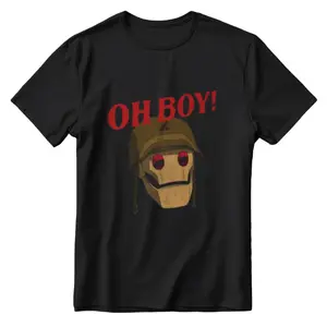 G.I Robot Oh Boy! Retro Cartoon-Inspired Tee - T-shirt Sweatshirt Hoodie