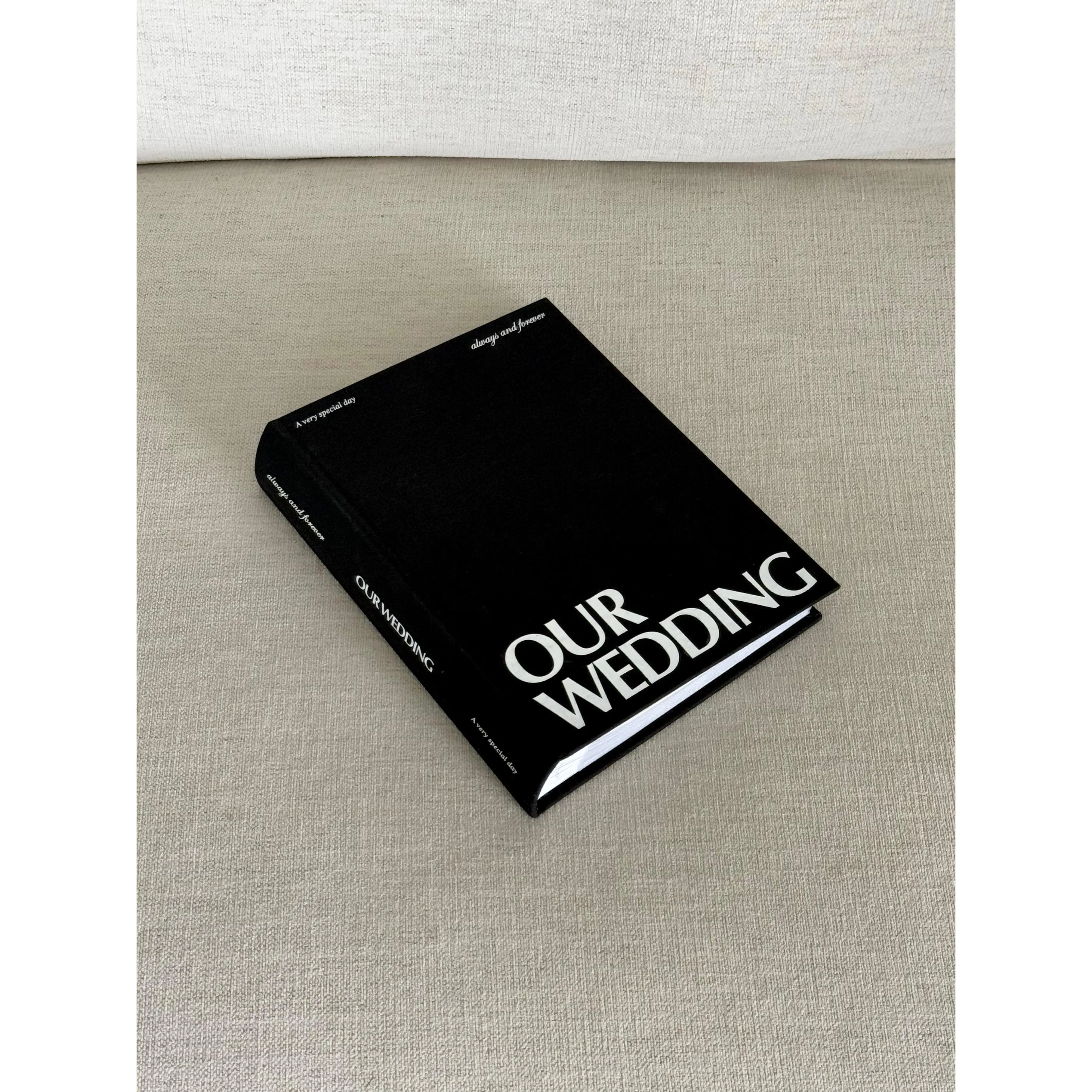Wedding Photo Album in Black