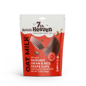 Hazelnut Cream & Rice Crisps Cups  (bag of 5)