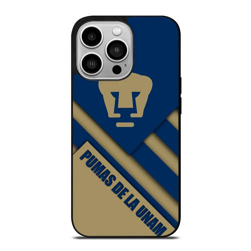 IPhone 17 Promax PUMAS DE LA UNAM FOOTBALL Phone Case For iphone 17 Promax 17 Air, 16 Promax, 15, 14, 13, 12, 11, XS MAX Samsung Galaxy S25 S24 S23 S22 Ultra,  Gift for him, Gift For Fan