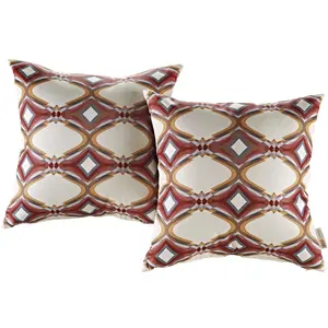 Modway Modway Two Piece Outdoor Patio Pillow Set in Repeat