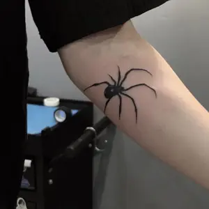 High-Quality Waterproof Temporary Tattoo Stickers, Realistic Spider Design, High Aesthetic Value, Perfect for Men & Women, Unisex Appeal, Long-Lasting Adhesive Tattoos