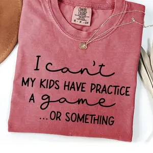 Funny Baseball Mom Comfort Colors T-Shirt