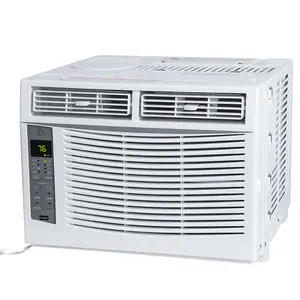 Quiet & Energy-Saving Window Air Conditioner – 6,000 BTU 3-in-1 Cooling & Dehumidifier, Fast Cooling for Bedroom, Living Room, or Apartment, Remote/App Control, Easy Window Installation