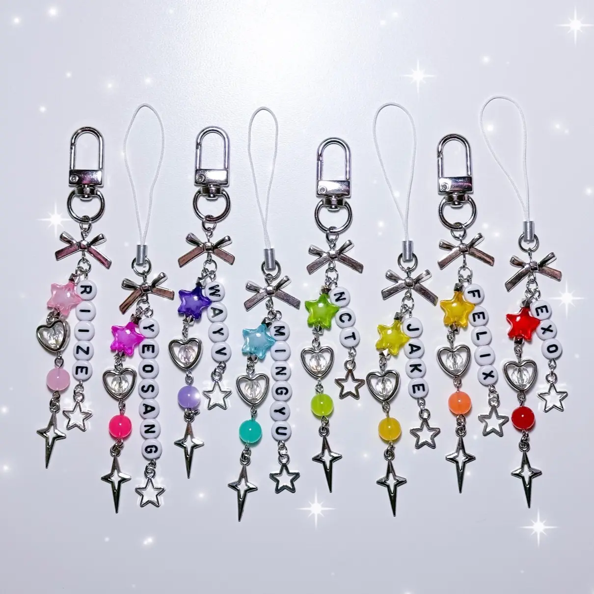 custom kpop keychain, kpop phone charm, bias keychain, bias phone charm