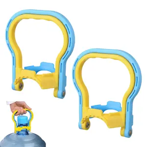 2 Pack 5 Gallon Water Bottle Holder, Ergonomic Grip Handle Carrier Non-Slip Holder Lifter Heavy Duty Clip, Energy Saving Water Jug Handle Drinking Water Bottles Handles