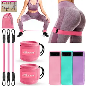 Ankle Resistance Bands with Cuffs, Ankle Bands for Working Out, Ankle Weights for Women, Glutes Workout Equipment, Ankle Strap for Legs and Butt, Exercise Equipment Home Gym,Best Valentine's Day Gifts for Dads/Moms/Boys/Girls，TikTokShopBlackFriday SpringS