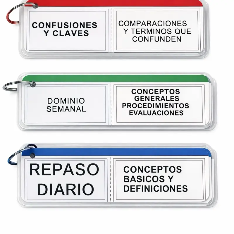 93  card flash para entrenamiento para examen RBT