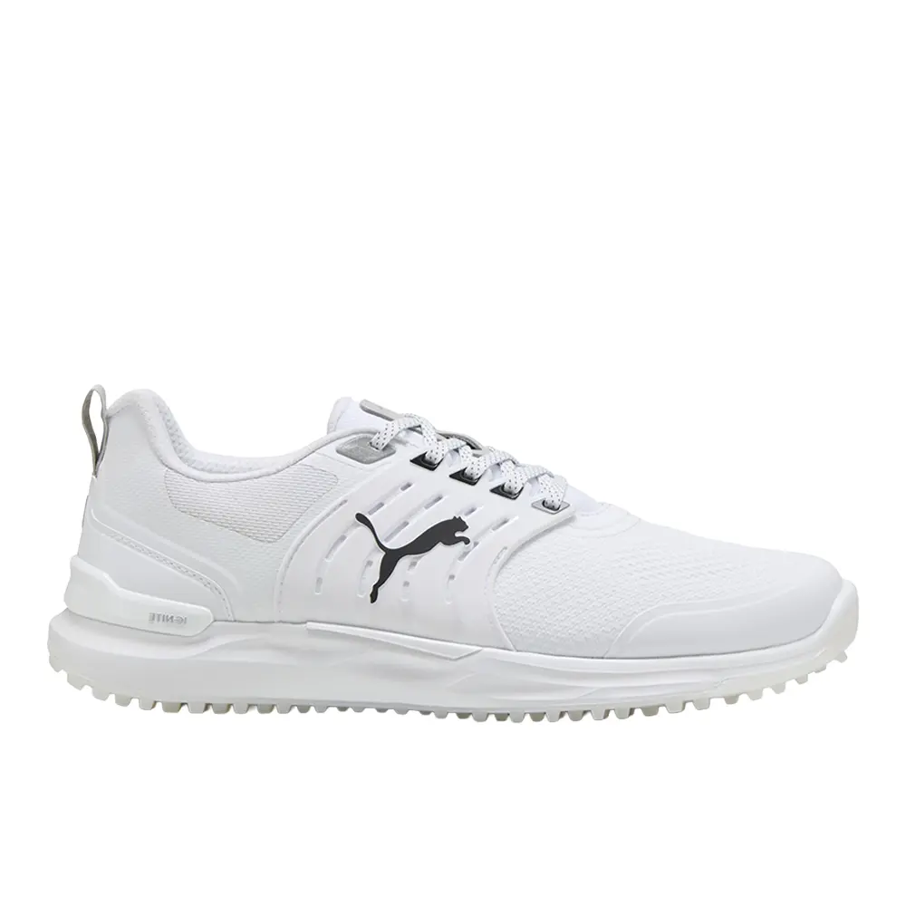 PUMA Mens Ignite Elevate 2 Golf Sneakers Shoes - White PUMA Mens Ignite Elevate 2 Golf Sneakers Shoes - White