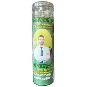 Candle Perfume - Veladora Preprada - Trabajo Fijo Decor Ornaments Orchid Sandalwood Home Decoration