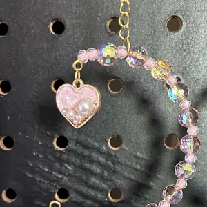 Moon suncatcher charms    Can be hung wherever you like to enhance the shimmer and sparkle of the gorgeous beads