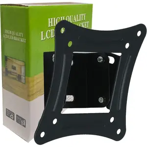 Wall Monitor Mount TV Mount for 14"-26" Monitor Screen, Small TV Wall Mount for Computer Camper, Quick Release Tilt Low Profile Hold up to 44lbs, Max Mount 100x100mm