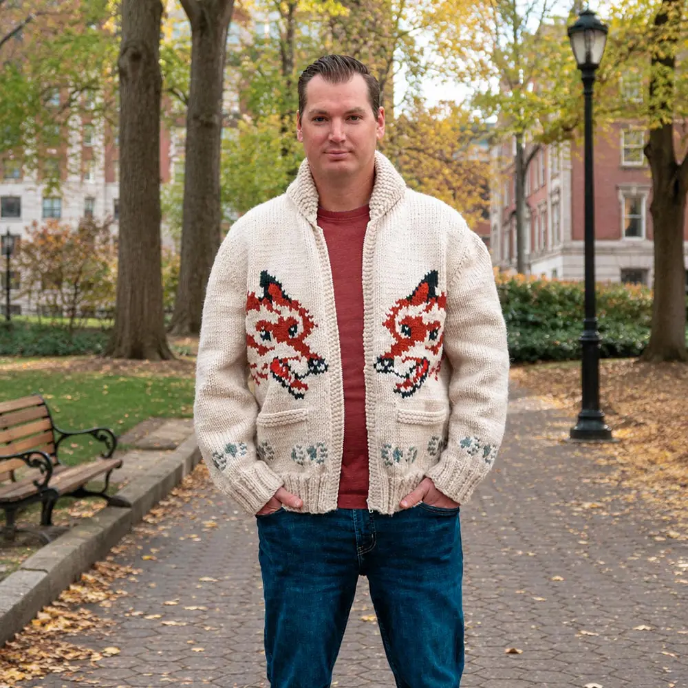 Wolf Cardigan Knit Kit | Project Hail Mary Fox Sweater