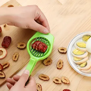 Stainless steel kitchen five-in-one tools |   Professional Date Pitting Machine Hawthorn Mushroom Strawberry Slicer Egg White Separator |   Multifunctional food processor durable easy to clean household cooking helper