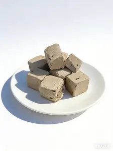 Edible Pure Natural Yellow Brown Clay Cubes Slightly Sticky Cosmetic Grade Zero Additives 8oz 220g
