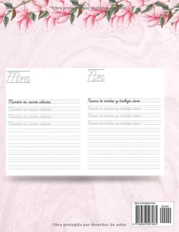 Cuaderno de Caligrafia para Adultos - Adolescentes - Mujeres: Transforma tu escritura en una forma de arte y encuentra la paz interior a tr