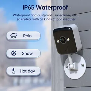 【JOOAN MINI WiFi 1080P FHD Security Camera】Waterproof Outdoor/Indoor, 1 Year Warranty, Can Still Monitor Without Network, Color Night Vision, Motion Detection, Two-Way Audio, BT/WiFi, Easy And Quick Installation, Suitable For Home And Outdoor Use