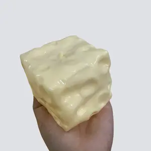New Square Cheese Fidget Toy, Soft Moldable Squeeze Toy, Stress Relief & Decompression Toy for All Ages