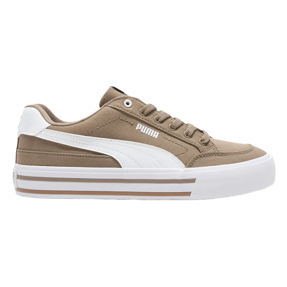 PUMA Mens Court Classic Vulcanized Formstrip Lace Up Sneakers Shoes Casual - Brown
