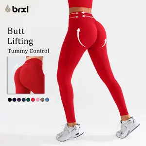 BRXL BrxlGrit Lycra Fabric Butt Lifting No Front Seam Workout Leggings for Women Tummy Control High Waist Seamless Gym Running Leggings #Parati #GymWorkout #TikTokMadeMeBuyIt #outdoorfun#warmupforholiday#tiktokmademebuyit-1