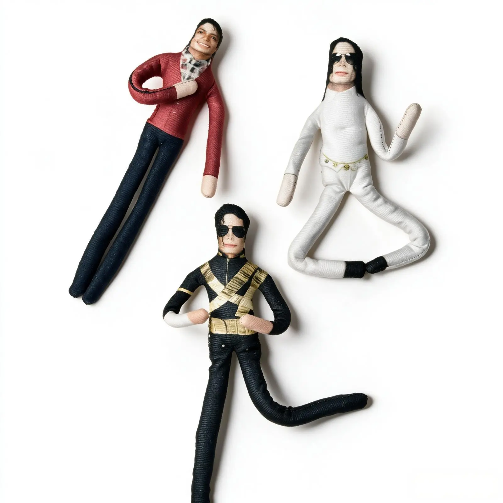 Michael Jackson Poseable Plush Doll - MJ Doll, Bendable Jointed Collectible, Role-Playing Prop, Room Decor, Fan Gift for Birthday, Christmas Stocking Stuffers, Michael Jackson Doll
