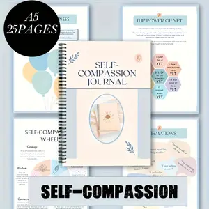 Self-Care Journal for Mindfulness & Emotional Healing, Cbt Practice, Gratitude Record, Positive Affirmations, Stress Relief Diary, Daily Guided Journal, Mindfulness Guidance, Gratitude Journals