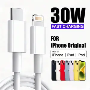 Mfi Certified 30w PD Fast Charger Cable, USB-C to Lightning for iPhone 14-8 Plus iPad PC Sync, High-Speed Charging & Data Transfer