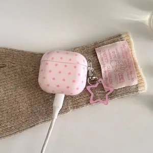 Starry Design Earphone Cases for Apple AirPods Pro 3/2, AirPods 4/3/2, Stylish Women's Accessories, Simple & Trendy Headset Covers, Earphone Protective Cover