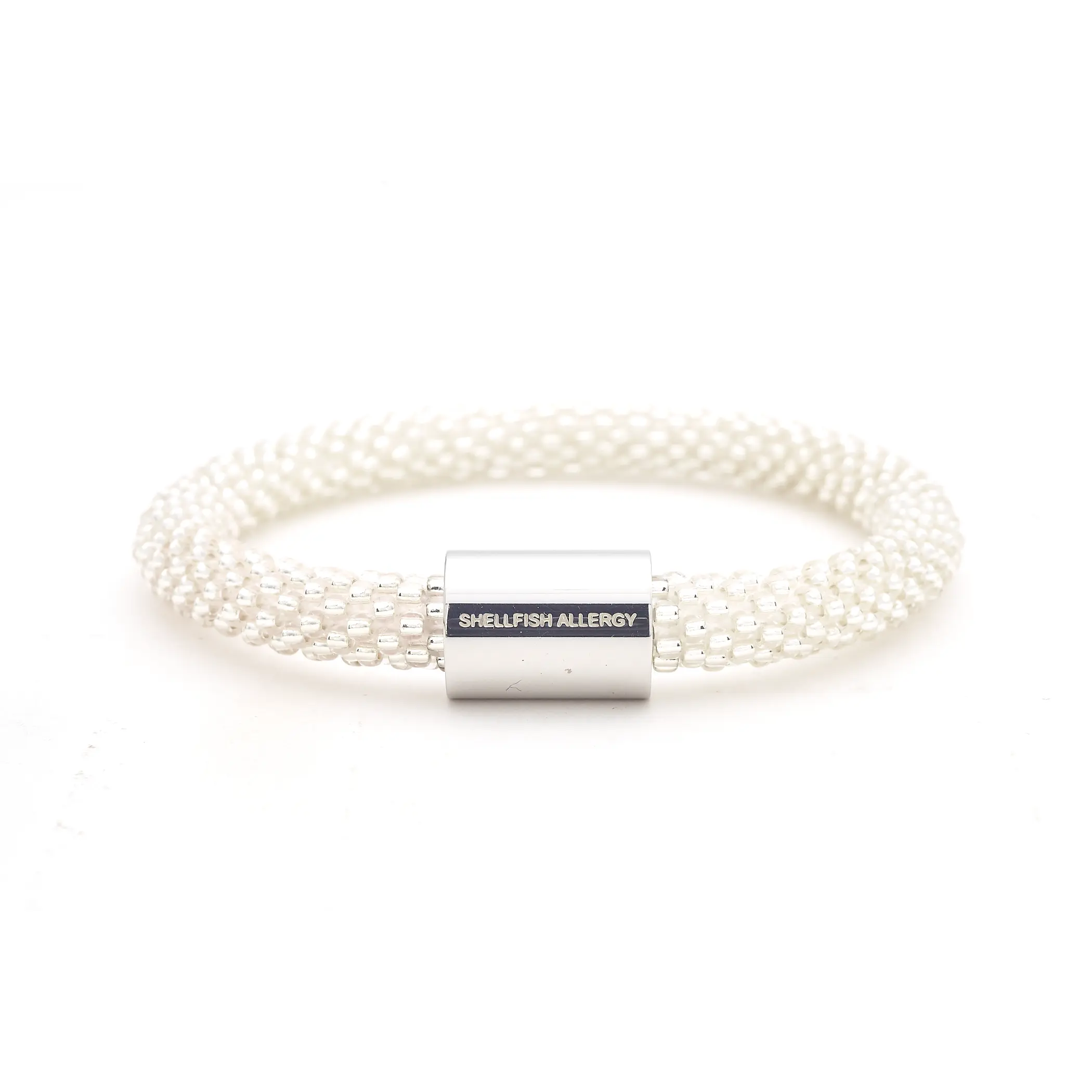 Shellfish Allergy Medical Alert Bracelet - Extended 8"