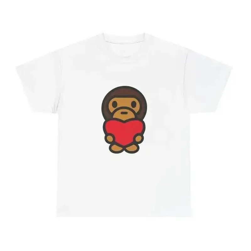 Vintage Monkey Valentine Graphic Tee, Retro Animal Lover T-Shirt, Aesthetic "Weirdly Cute" Monkey Shirt, Unisex Y2K Streetwear Top, Sarcastic Valentine's Day Gift for Him & Her