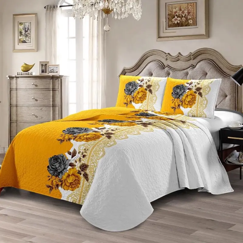 King Size LILIANNA LUXURY BENDING QUILT SET