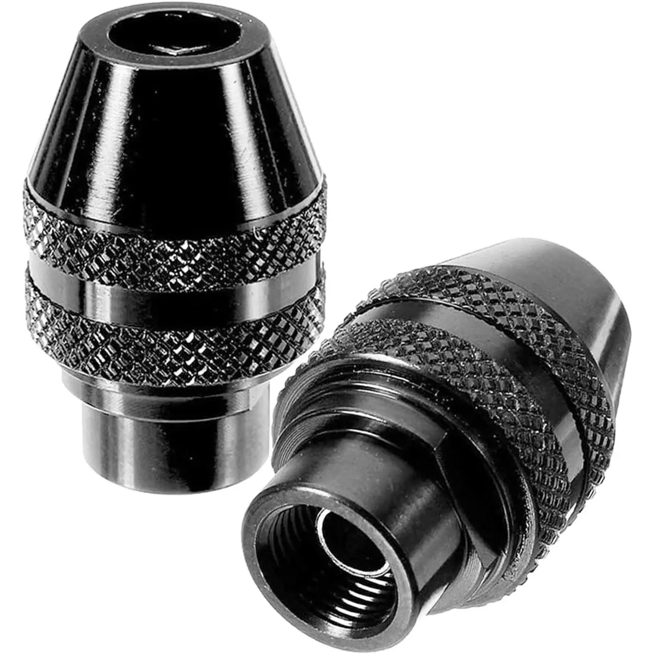 Hardware Enthusiasts' 2-Pcs Quick-Change Chuck Set, Easy Swap Power Tool Drill Accessory Replacements, Versatile and Practical for DIY Projects