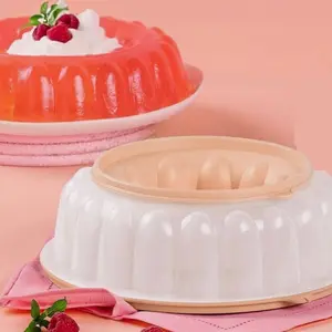 Tupperware Jello Gelatin Ring Mold 6 Cup 1.4L BPA-Free Plastic for Easy Dessert Making & Storage