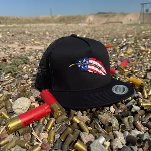 Patriot feather SnapBack hat USA feather design